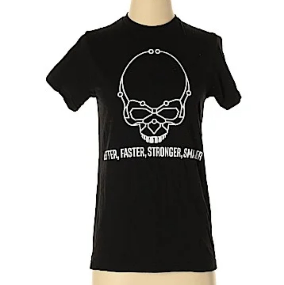 Crew Neck Graphic Short Sleeve Shirt
